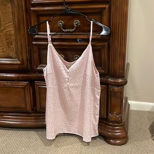 NWT spaghetti strap tank top. Silk Tank Top